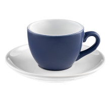 Чайная пара Cozy Morning, синяя с белым