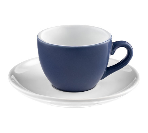 Чайная пара Cozy Morning, синяя с белым