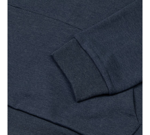 Толстовка с капюшоном унисекс Hoodie, синий меланж