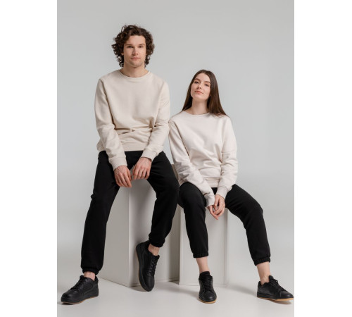 Свитшот унисекс BNC Inspire (Organic), молочно-белый