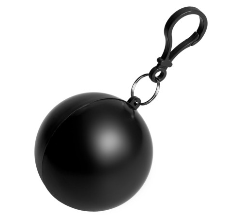 Дождевик в круглом футляре Nimbus, черный