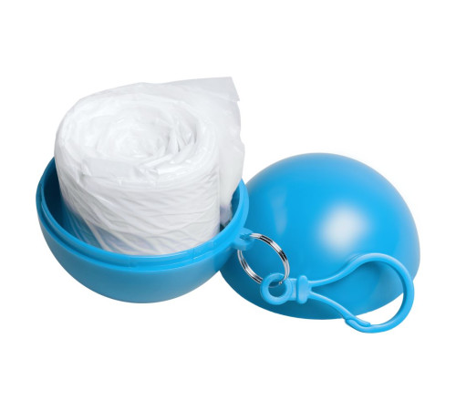 Дождевик в круглом футляре Nimbus, голубой