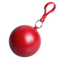 Дождевик в круглом футляре Nimbus, красный