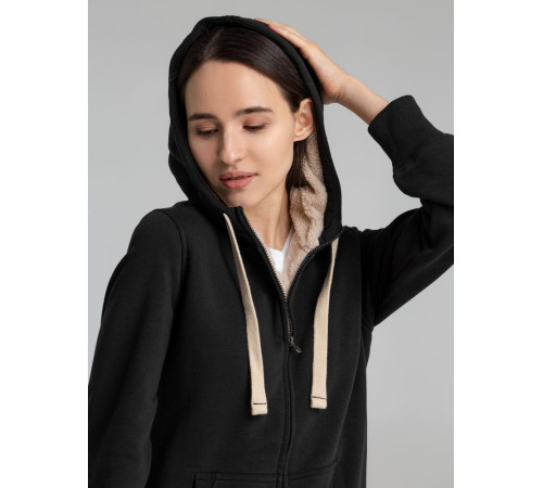 Толстовка унисекс на молнии Sherpa 280, черная