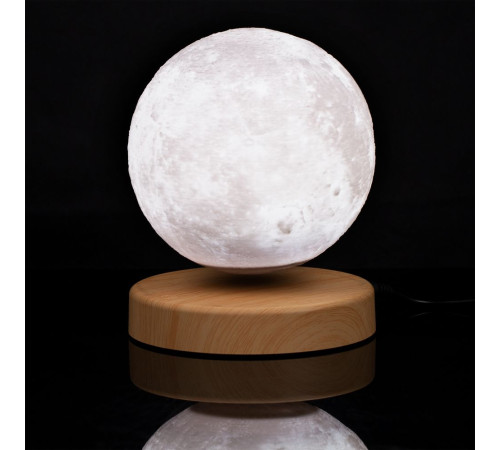 Левитирующая луна MoonFlight с пластиковой подставкой