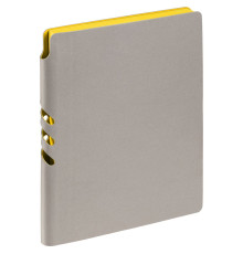Ежедневник Flexpen, недатированный, серебристо-желтый