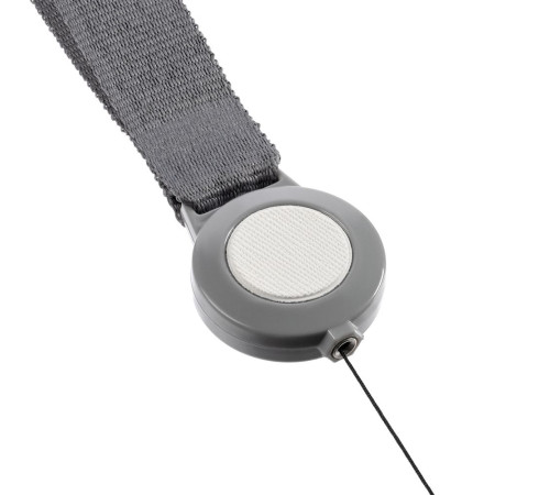 Чехол для пропуска с лентой и ретрактором Devon, белый