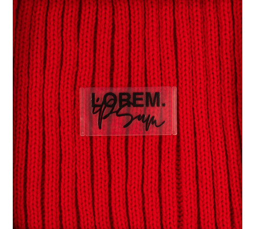 Лейбл из ПВХ Dzeta, S, прозрачный