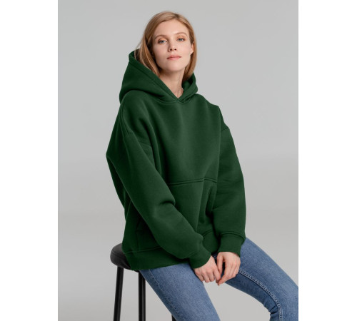 Худи Kulonga Oversize, темно-зеленое