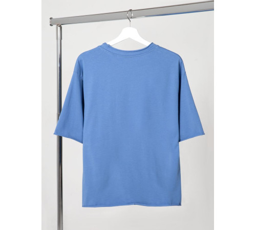 Футболка оверсайз Vozduh 2.0, синяя