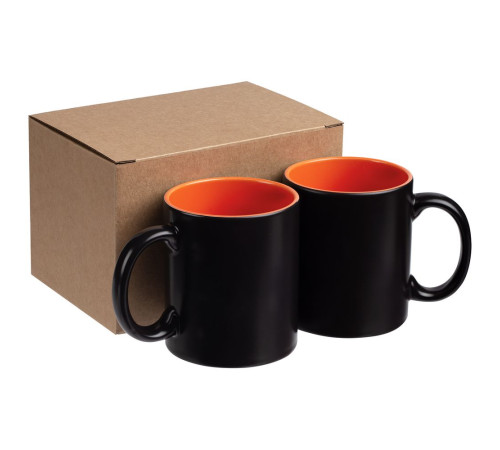 Коробка Couple Cup под 2 кружки, большая, крафт