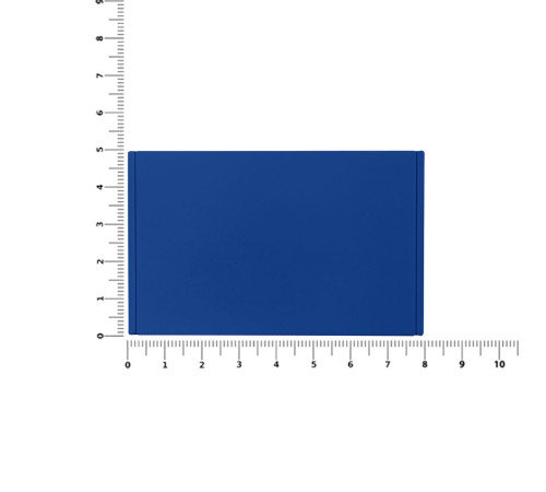 Лейбл из ПВХ Dzeta, ХL, синий