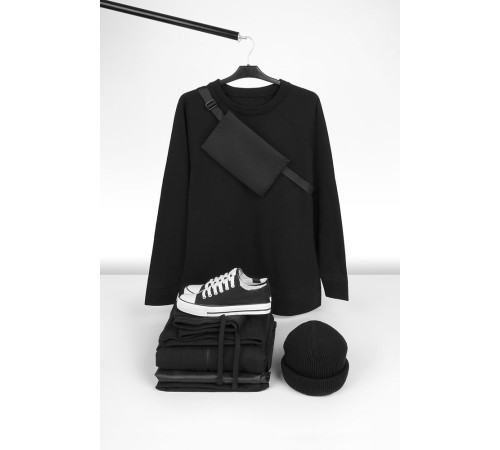 Свитшот унисекс S1, черный