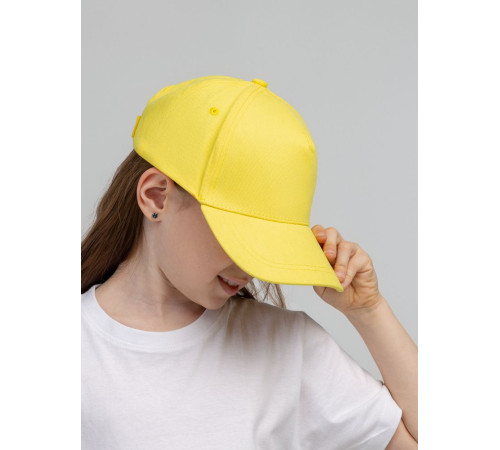 Бейсболка детская Standard Kids, желтая
