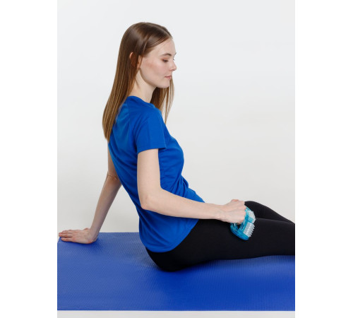 Роликовый ручной массажер Bodyrolla, синий