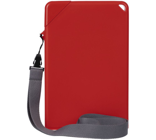 Плоская бутылка для воды Flacon, красная