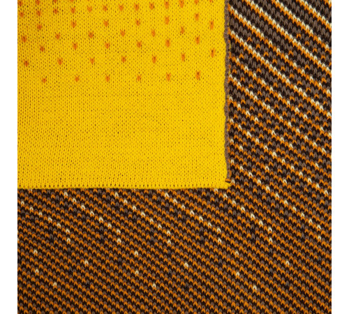 Плед Dreamshades, желтый с коричневым