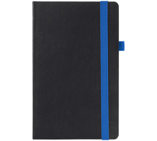 Ежедневник Ton, недатированный, черный с синим