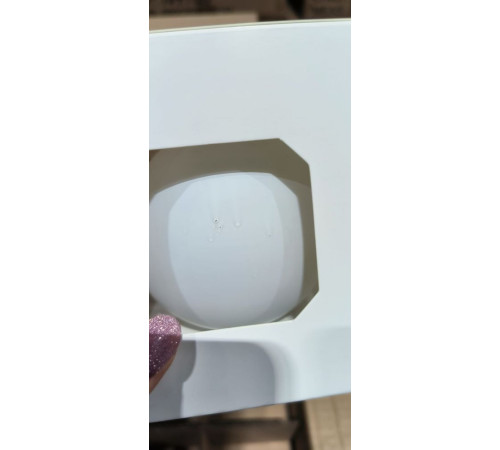 Оформительский шар Finery, 10 см, матовый белый