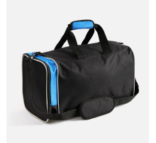 Спортивная сумка Fitnext, черная с синим