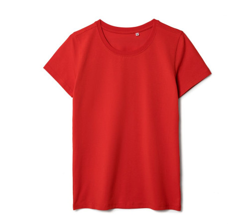 Футболка женская T-bolka Stretch Lady, красная