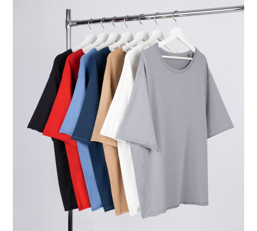 Футболка оверсайз унисекс Vozduh, молочно-белая