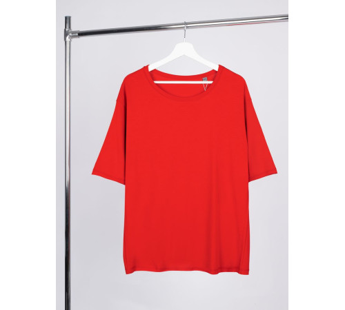 Футболка оверсайз унисекс Vozduh, красная