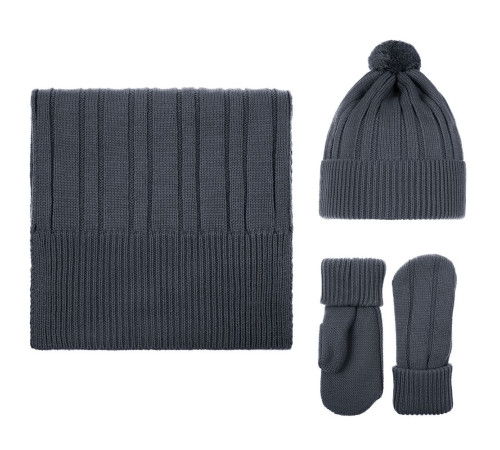 Шапка Knit Beat, темно-серая