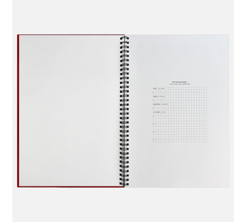 Ежедневник Notera Maxi, недатированный, красный