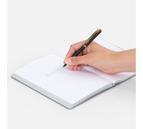 Ручка шариковая Delgado, матовая черная