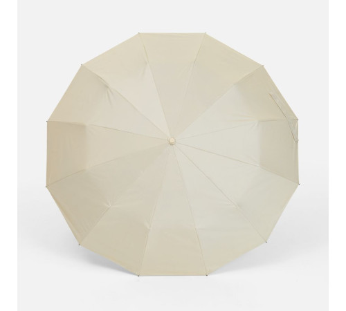 Зонт складной с УФ-защитой Ribstar, бежевый
