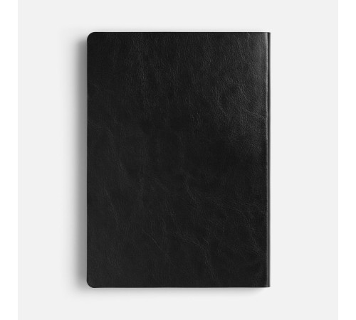 Ежедневник Doppio, недатированный, черный с красным