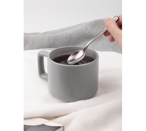 Чашка Jumbo в коробке матовая, светло-серая