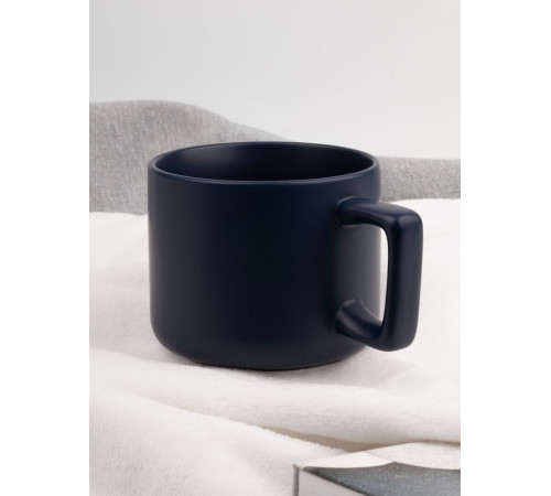 Чашка Jumbo в коробке матовая, темно-синяя