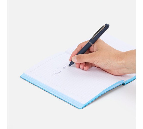 Ручка шариковая Bolt Soft Touch, синяя