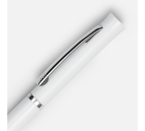 Ручка шариковая Euro Chrome, белая