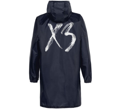 Дождевик «ХЗ», темно-синий с серебристым