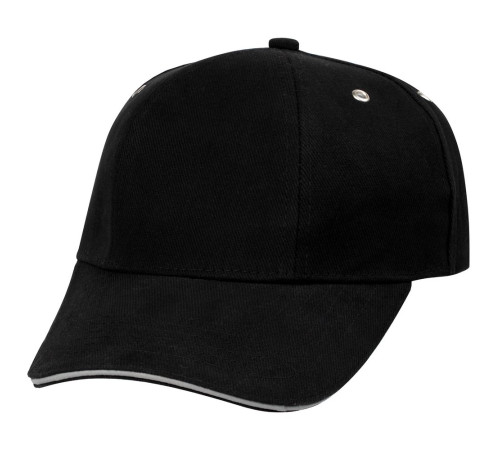 Бейсболка Hard Work Black со светоотражающим элементом