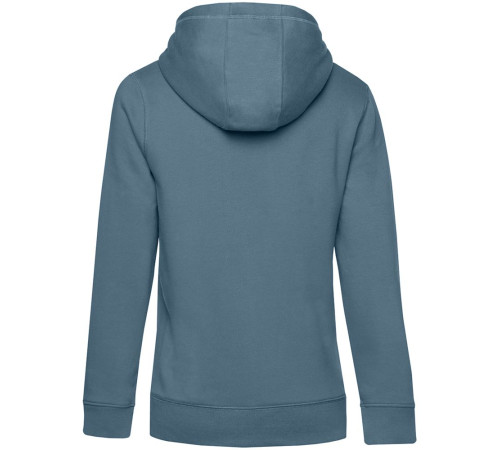 Толстовка с капюшоном женская Queen, серо-синяя