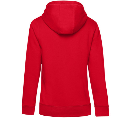 Толстовка на молнии с капюшоном женская Queen, красная