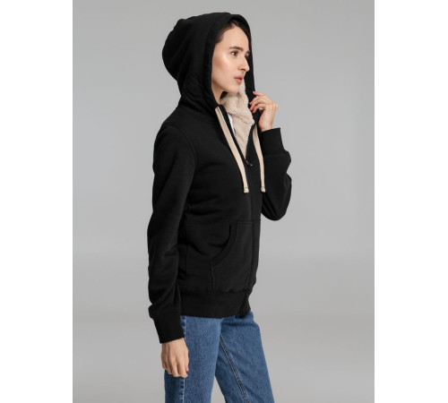 Толстовка унисекс на молнии Sherpa 280, черная