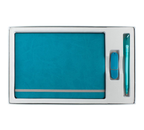 Коробка In Form с ложементом под ежедневник, флешку, ручку, ver. 2, серая