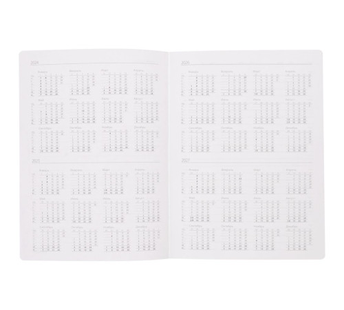 Ежедневник Frame, недатированный,синий с серым