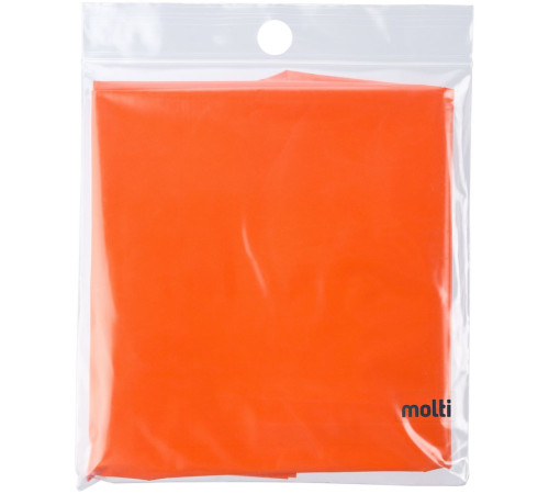 Дождевик-плащ CloudTime, оранжевый