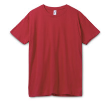 Футболка унисекс Regent 150, вишнево-красная