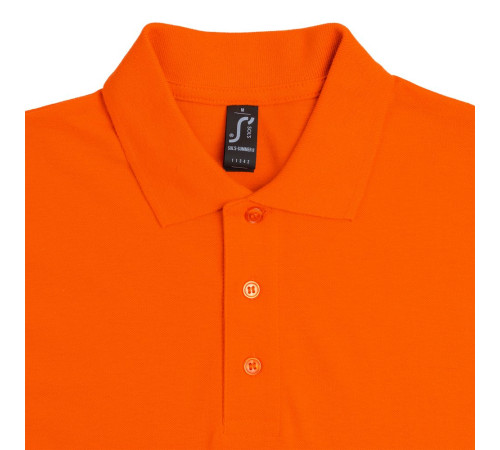 Рубашка поло мужская Summer 170, оранжевая