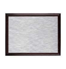 Плакетка Plaque, малая, венге с серебристой пластиной