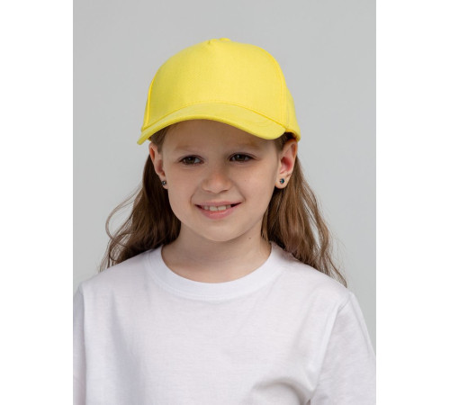 Бейсболка детская Standard Kids, желтая