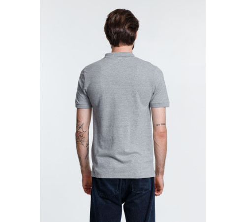 Рубашка поло мужская Adam, серый меланж