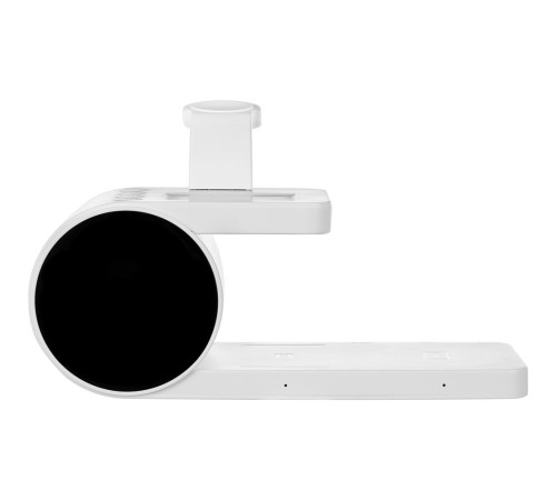 Станция беспроводной зарядки с часами fullStack, белая